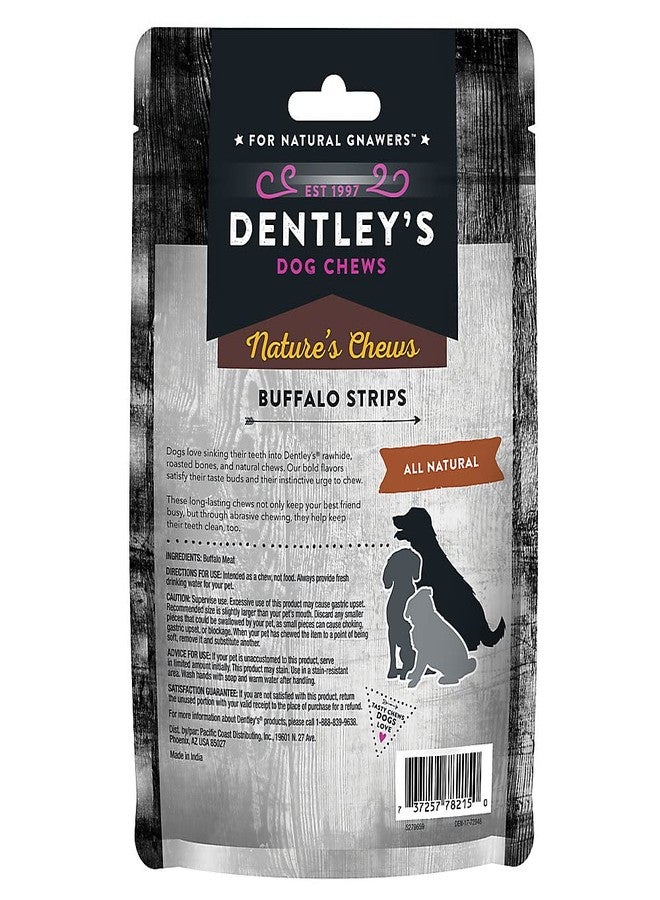 DENTLEY'S مضغ الكلاب من دينتليز نيتشرز تشوز بنكهة شرائح الجاموس - 3.5 أونصة. - Image 2